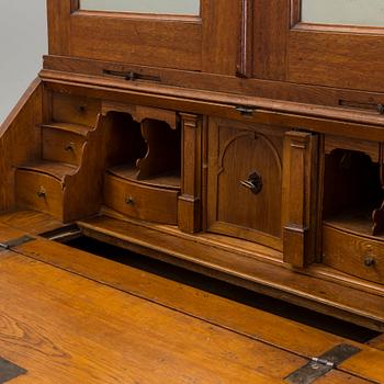 A mid 18th century composite rococo cabinet.