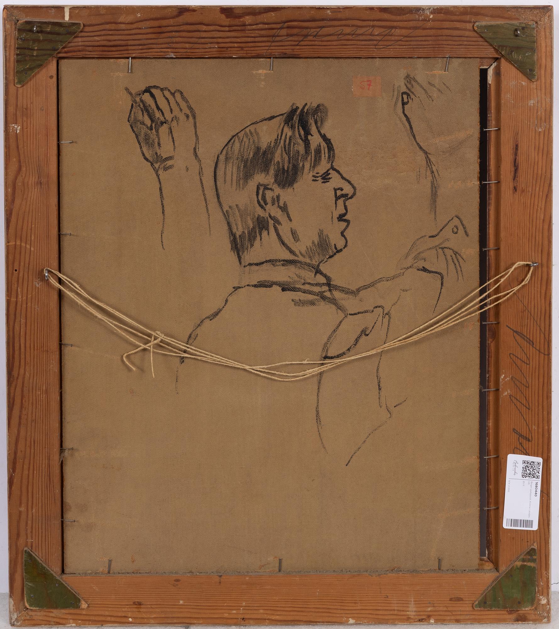 Birger Ljungquist, Kvinna i ateljén.