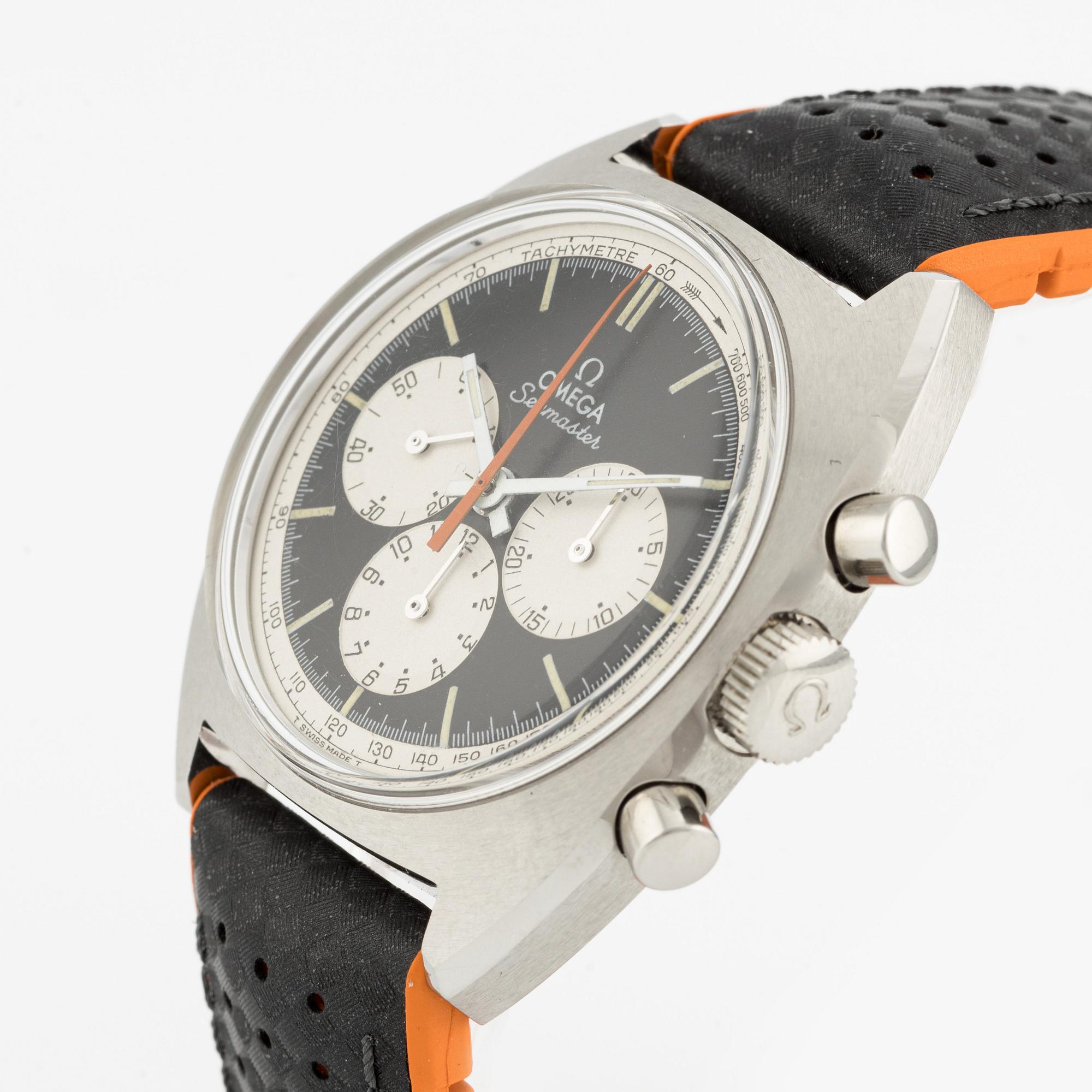 Omega, Seamaster, kronograf, armbandsur, 36 mm.