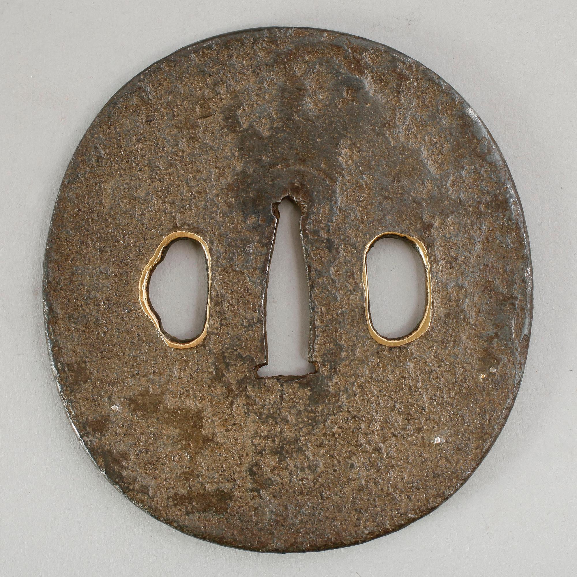 TSUBA, 2 st, järn, Japan, 1600-/1700-tal respektive 1700-tal.
