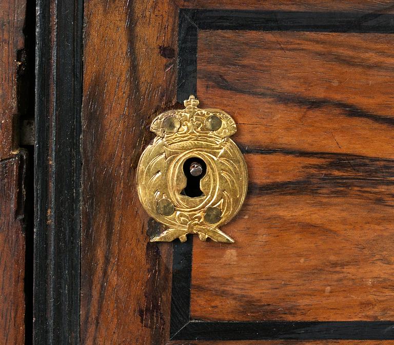 A Swedish Royal writing desk, by Hindrich von Hachten (not signed) 1693. Ordered for the crown prince Charles (XII).