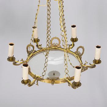 Ceiling lamp, Empire style, mid-20th century.