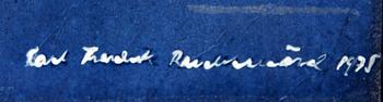 CARL FREDRIK REUTERSWÄRD, blandteknik på pappannå, sign o dat 1975.