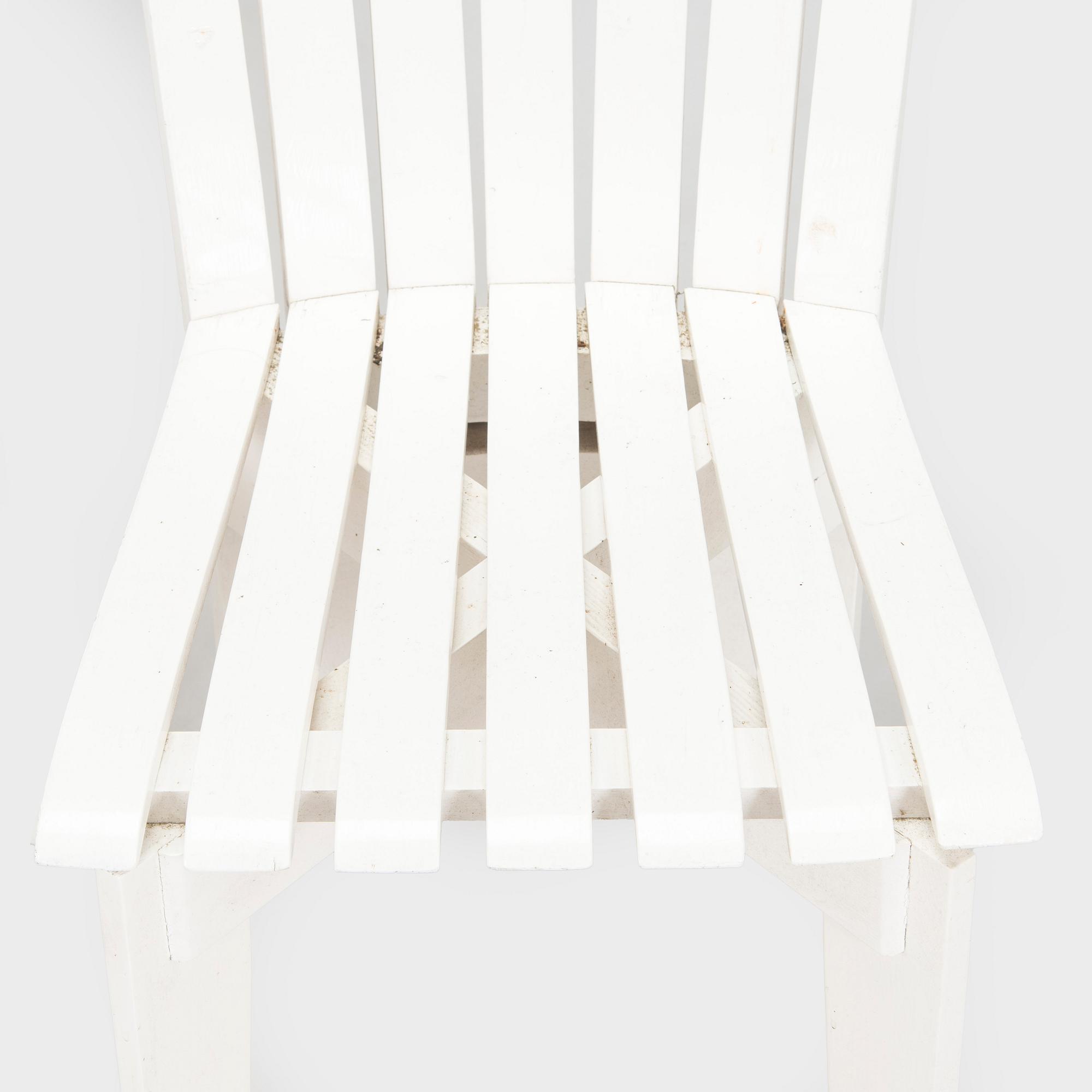 Alvar & Aino Aalto, trädgårdsgrupp, 5 delar, "Aurinko"-serien, O.Y. Huonekalu- ja Rakennustyötehdas A.B. 1957.