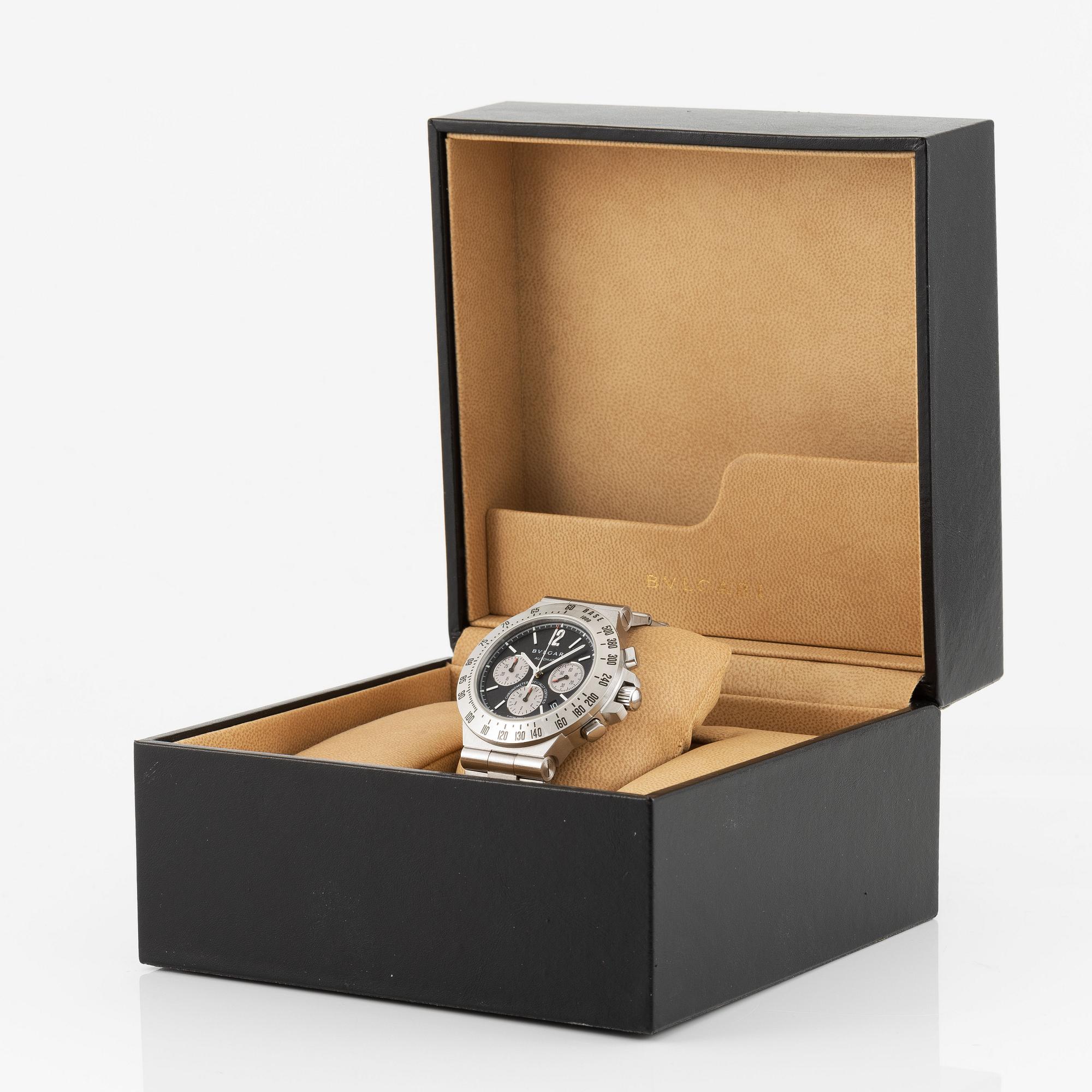 Bvlgari, Diagono, chronograph, ca 2004.