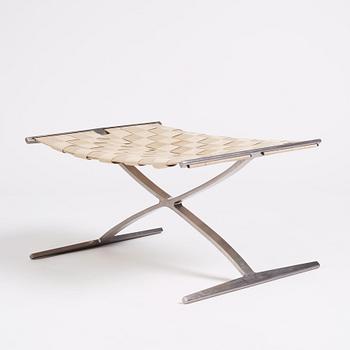 Preben Fabricius & Jørgen Kastholm, a model "4391" folding stool, Bo-Ex  Denmark, early 1960s.