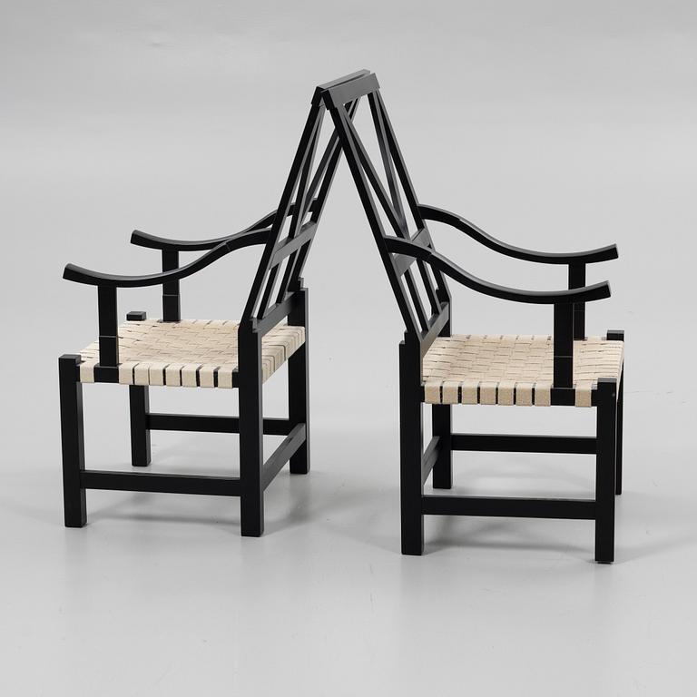 John Kandell, armchairs, a pair, "Victory", Källemo, after 2000.