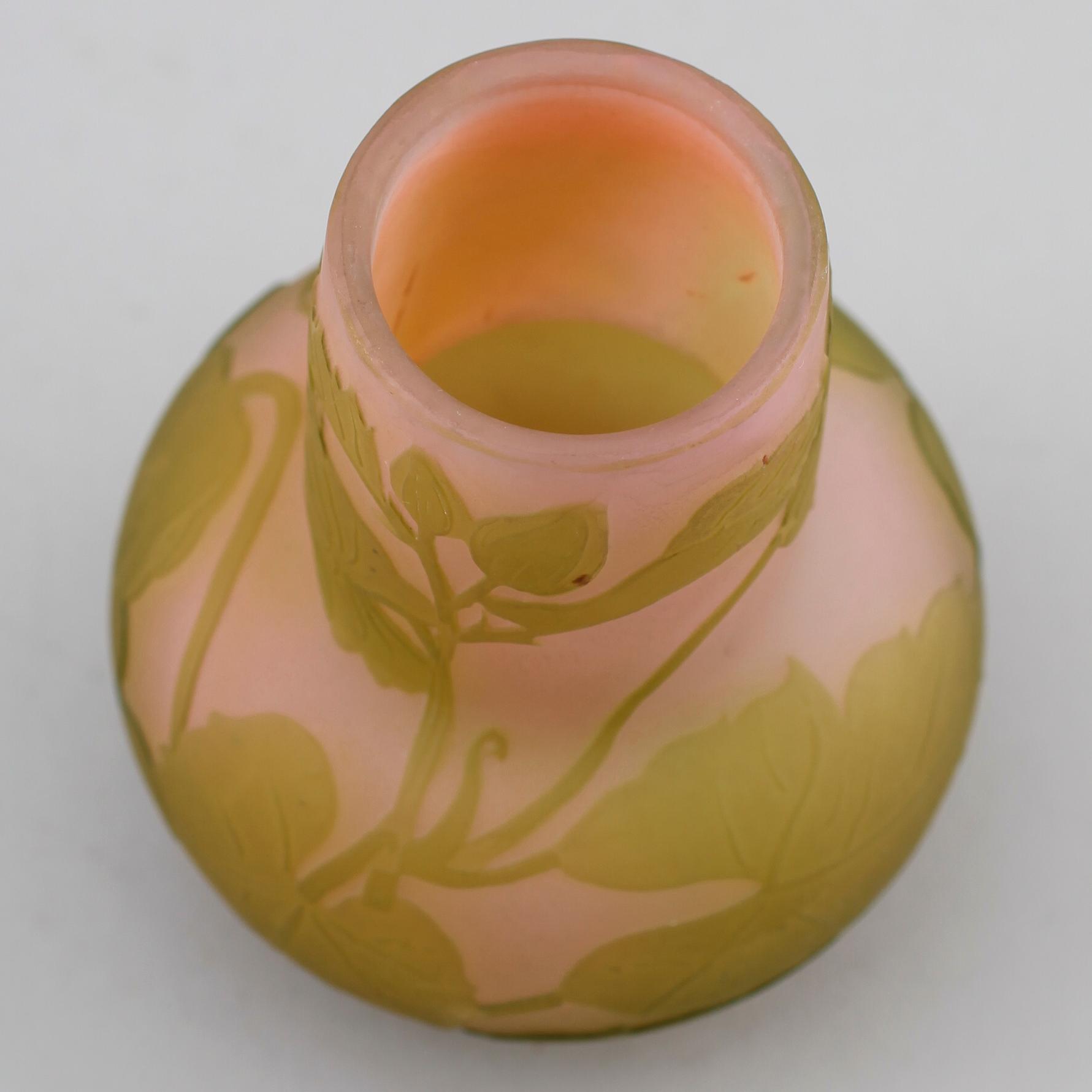 VAS, glas, jugend, Émile Gallé, Frankrike, 1900-talets första hälft.