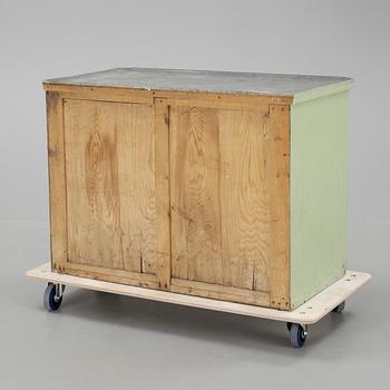 DISKBÄNK, omkring 1900.