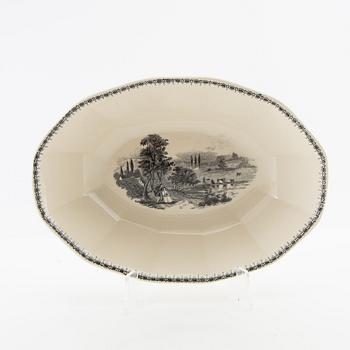 Service 56 pcs Bochs from Belgium early 20th century stoneware.