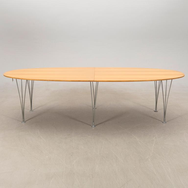 Piet Hein/Bruno Mathsson bord "Superelips" för Fritz Hansen sent 1900-tal.