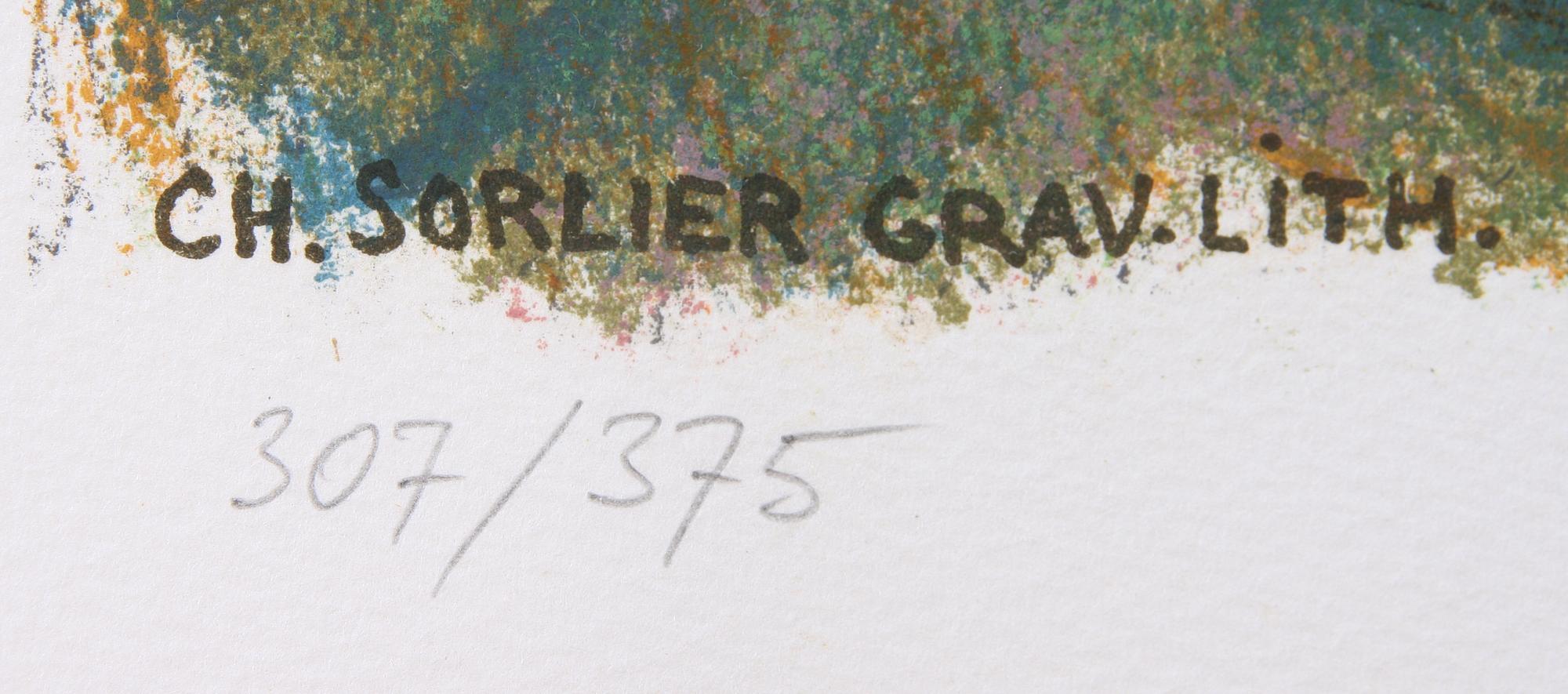 KYLBERG, CARL, efter, 3 st, färglitografier, utg av Charles Sorlier.