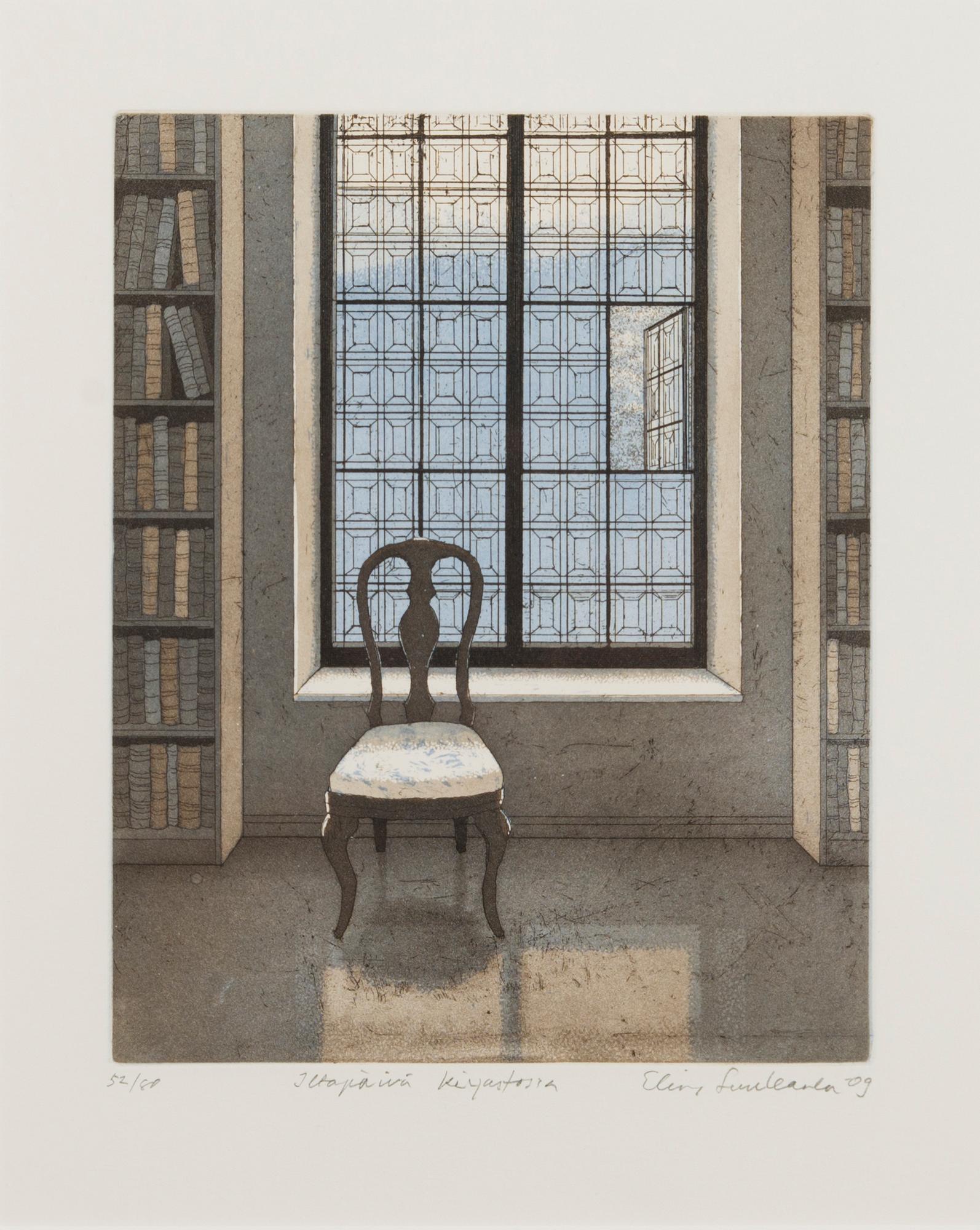 colour etching and aquatint, signed and dated -09, numbered 52/80.