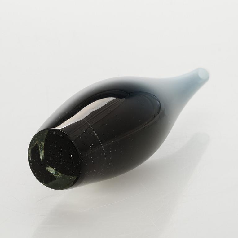 Tapio Wirkkala, A glass vase, signed Tapio Wirkkala Iittala 3299.