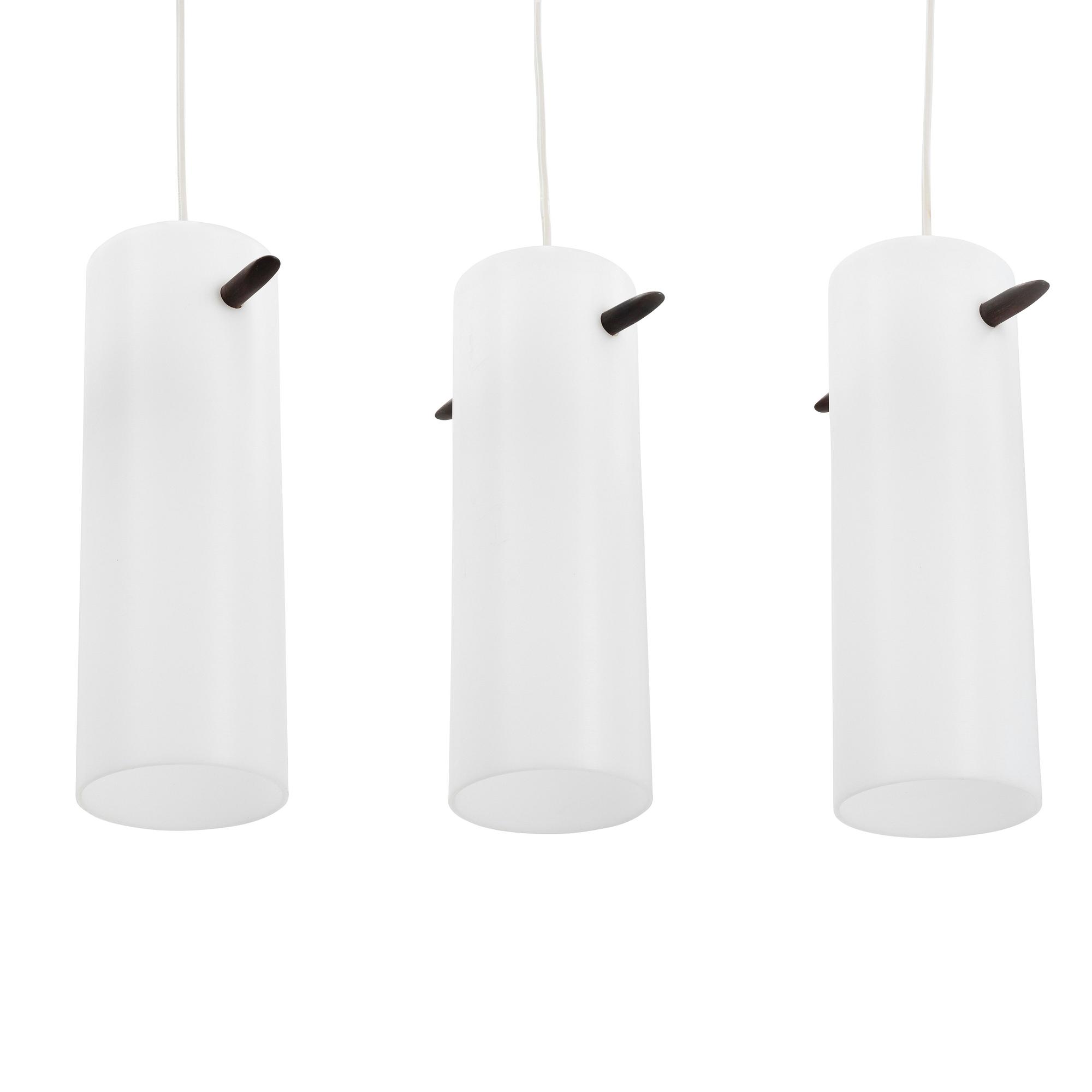 Uno & Östen Kristiansson, taklampor 3 st., Luxus, Vittsjö, 1960-70-tal.