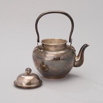 A Korean Silver Tea Pot.