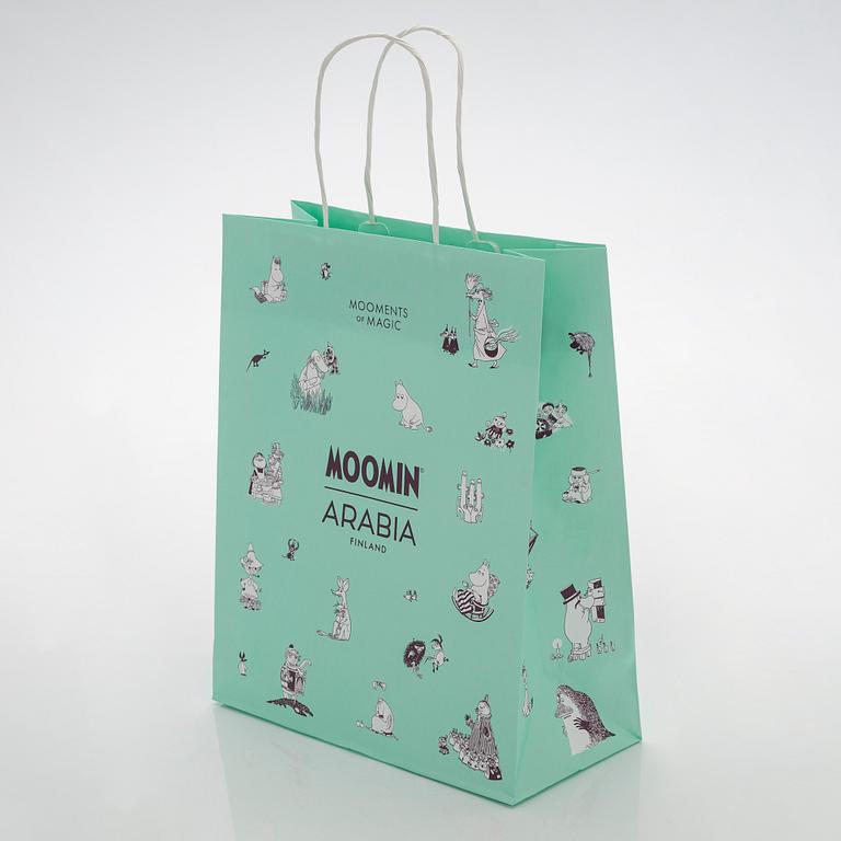 A porcelain Moomin 80 anniversary mug, 'Home', Moomin Characters, Arabia 2025, numbered 80.