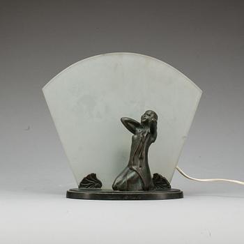 BORDSLAMPA, art deco. 1900-talets första hälft.