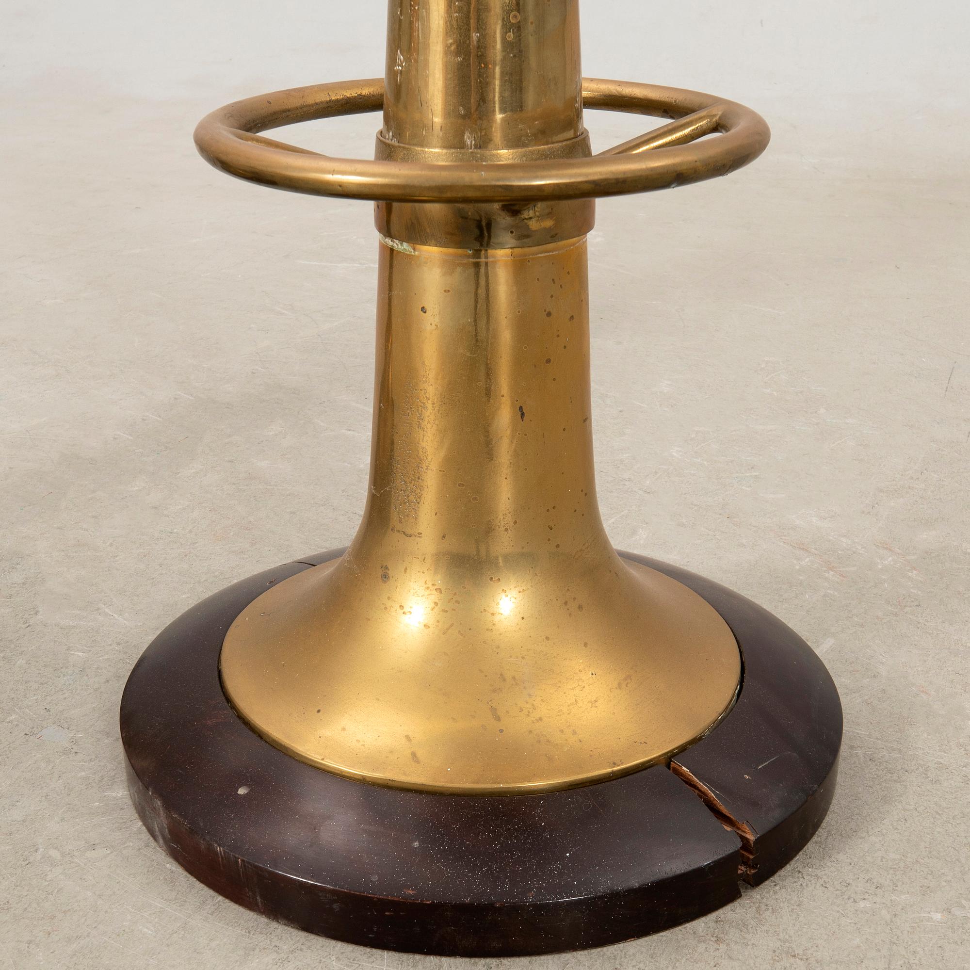 bar stools a pair for a boat first half of the 20th century.