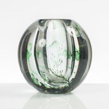 Edward Hald, vase, "Fish Grail", Orrefors, Sweden, 1944.