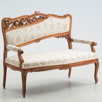 SALONGSGRUPP, 7 delar, tidigt 1900-tal.