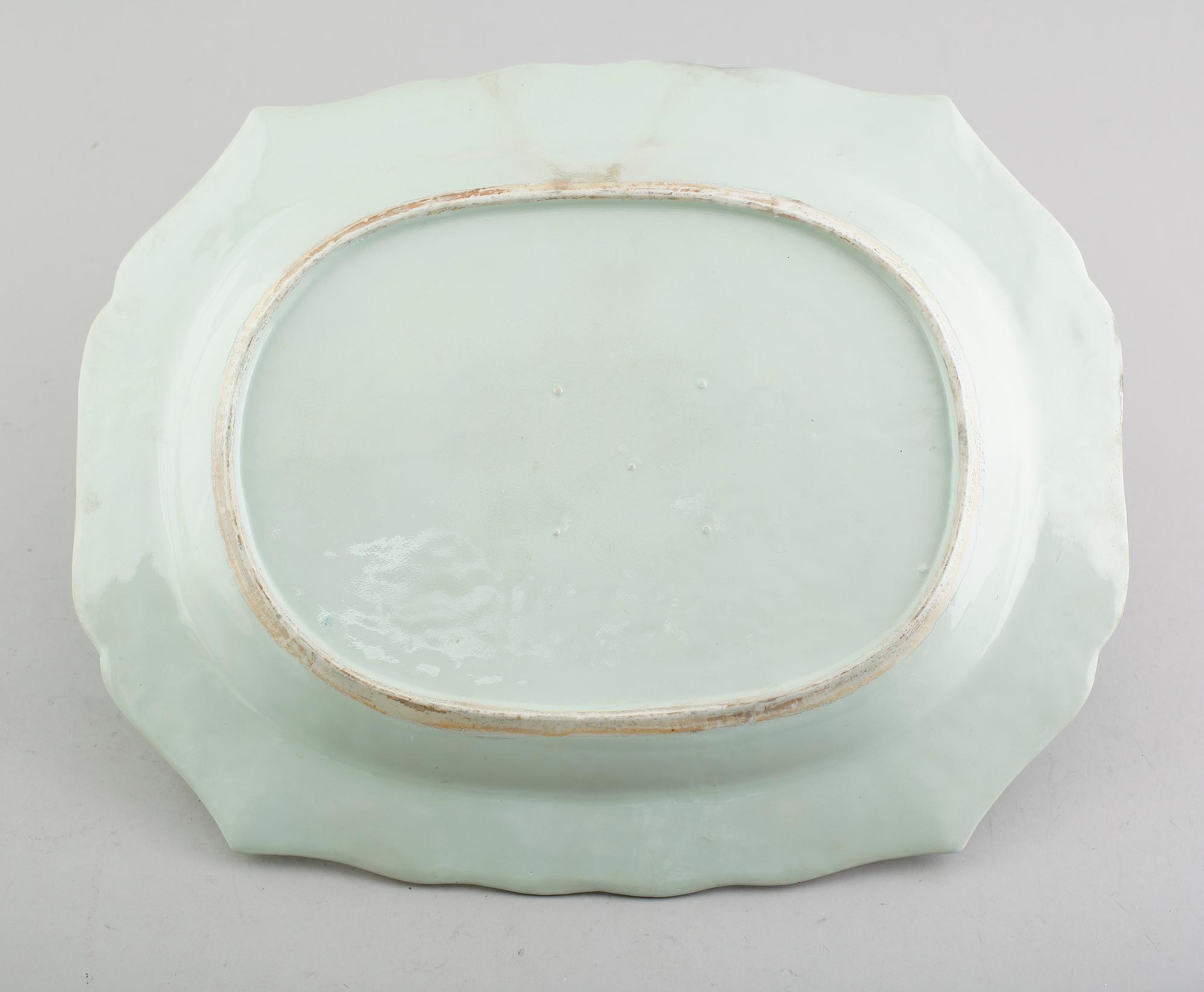 STEKFAT, 4 st, porslin, Kina, Qianlong 1736-1795.