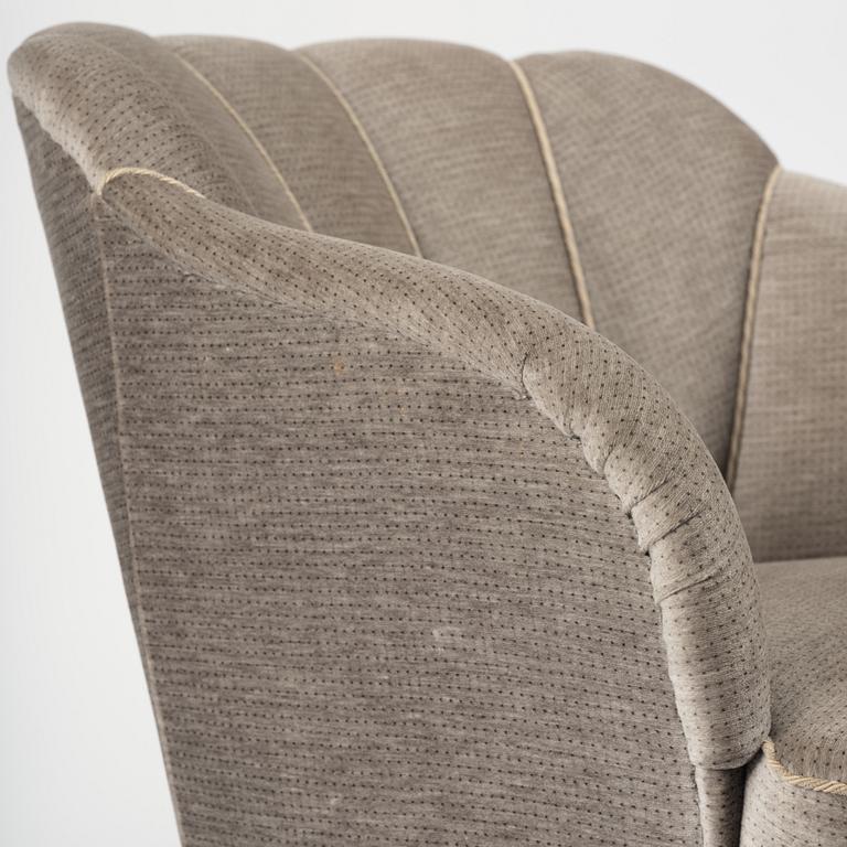 Swedish Modern, fåtöljer, ett par 1940-50-tal.