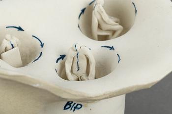 BRITT-INGRID "BIP" PERSSON, skulptur, stengods, signerad BIP.