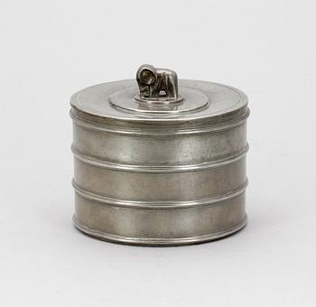 BURK MED LOCK, tenn. CG Hallberg, Stockholm 1934.