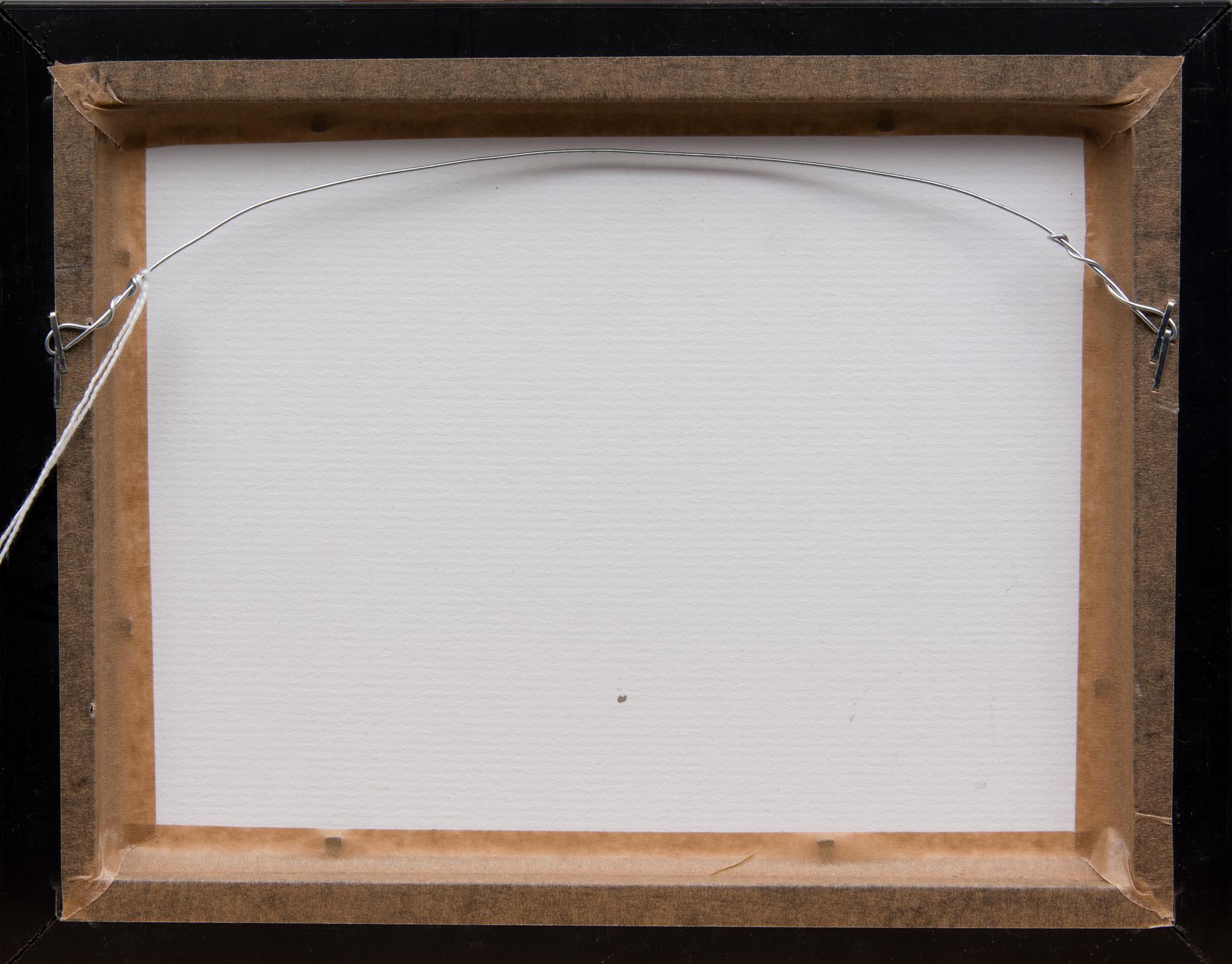 NANDOR MIKOLA, tuschteckning, signerad, märkt "Hyvää joulua".