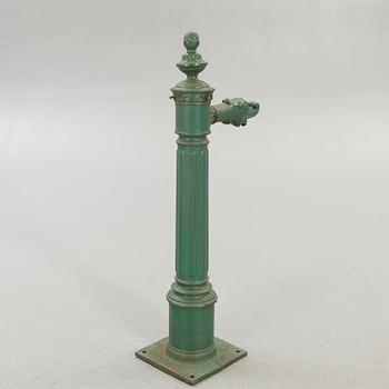 Vattenpost, 1900-talets början gjutjärn.