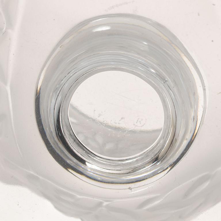 Marc Lalique, an 'Elisabeth' glass bowl on foot, Lalique, France.