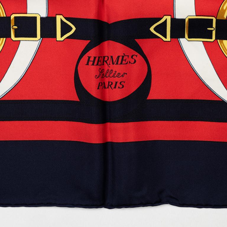 Hermès, scarf, "Eperon d'Or".