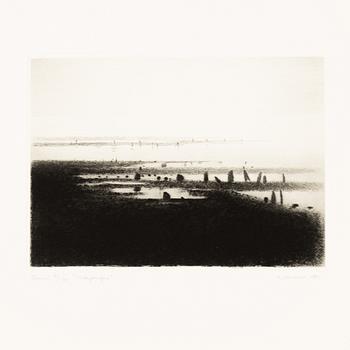 Gunnar Norrman, Drypoint etchings, 8, signed and numbered.