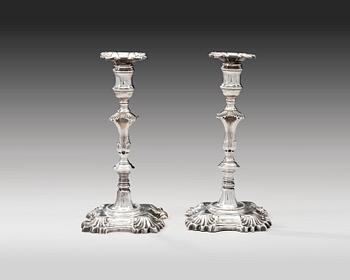 415. A PAIR OF CANDLESTICKS.