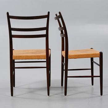 STOLAR, 4 stycken, "Gracell", Yngve Ekström, Gemla möbelfabrik, 1900-talets andra hälft.