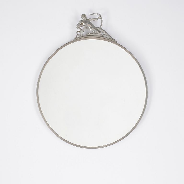 SPEGEL, tenn, art deco, C.G. Hallberg, 1920/30-tal.