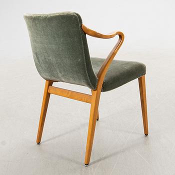 Axel Larsson, karmstol, möjligen modell "1208", Svenska Möbelfabrikerna, Bodafors, 1930-tal.