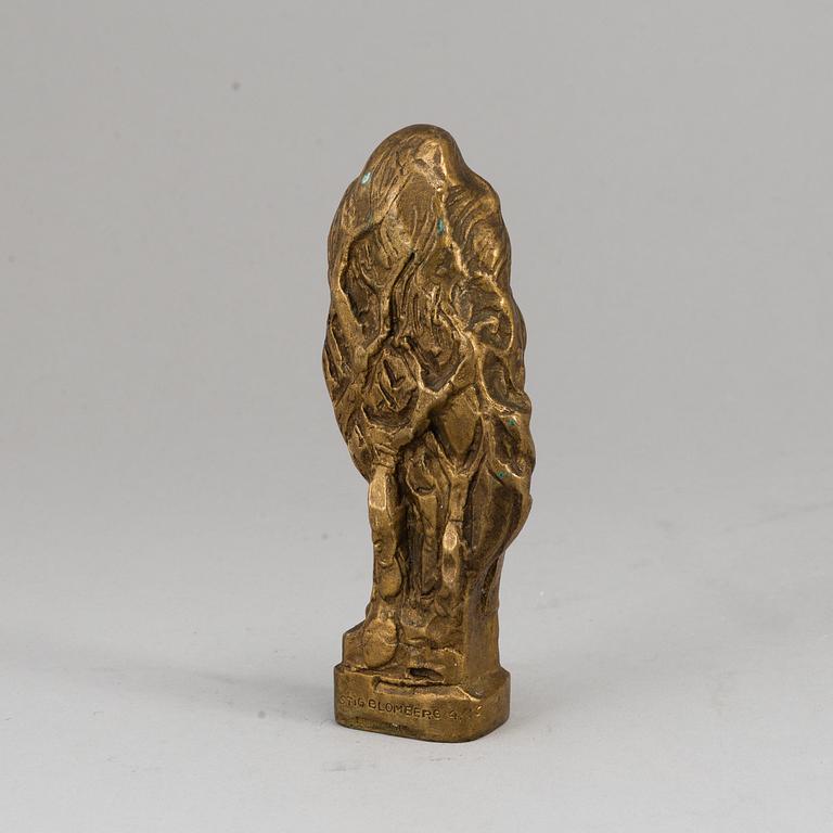 STIG BLOMBERG, skulptur, brons, signerad och numrerad 4/16. Gjutarstämpel.