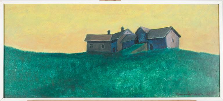 TAUNO LEPPÄNEN, olja på pannå, signerad och daterad -68.