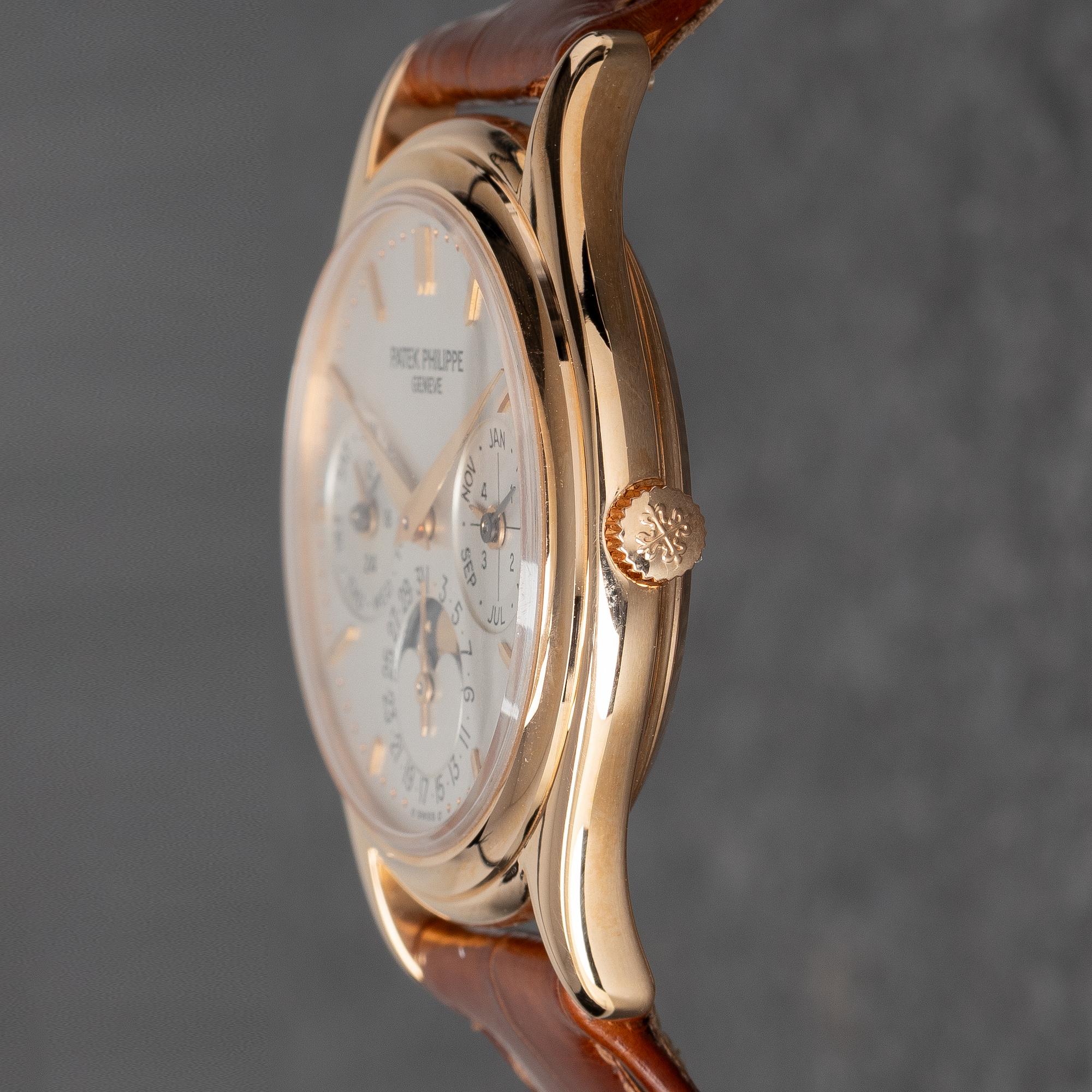 Patek Philippe, Perpetual Calendar, "Rose Gold", ca 2001.