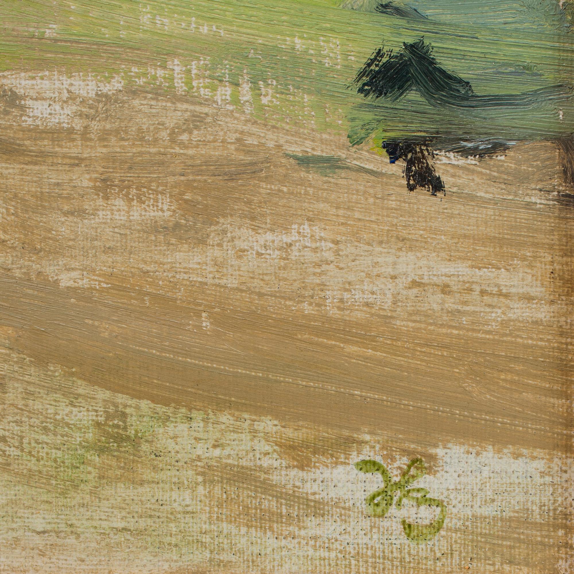 HUGO ZUHR, olja på duk, monogramsign.