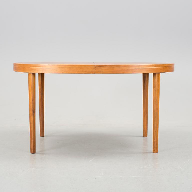 A teak dining table from Skaraborgs Möbelindustri in Tibro mid 20th century.