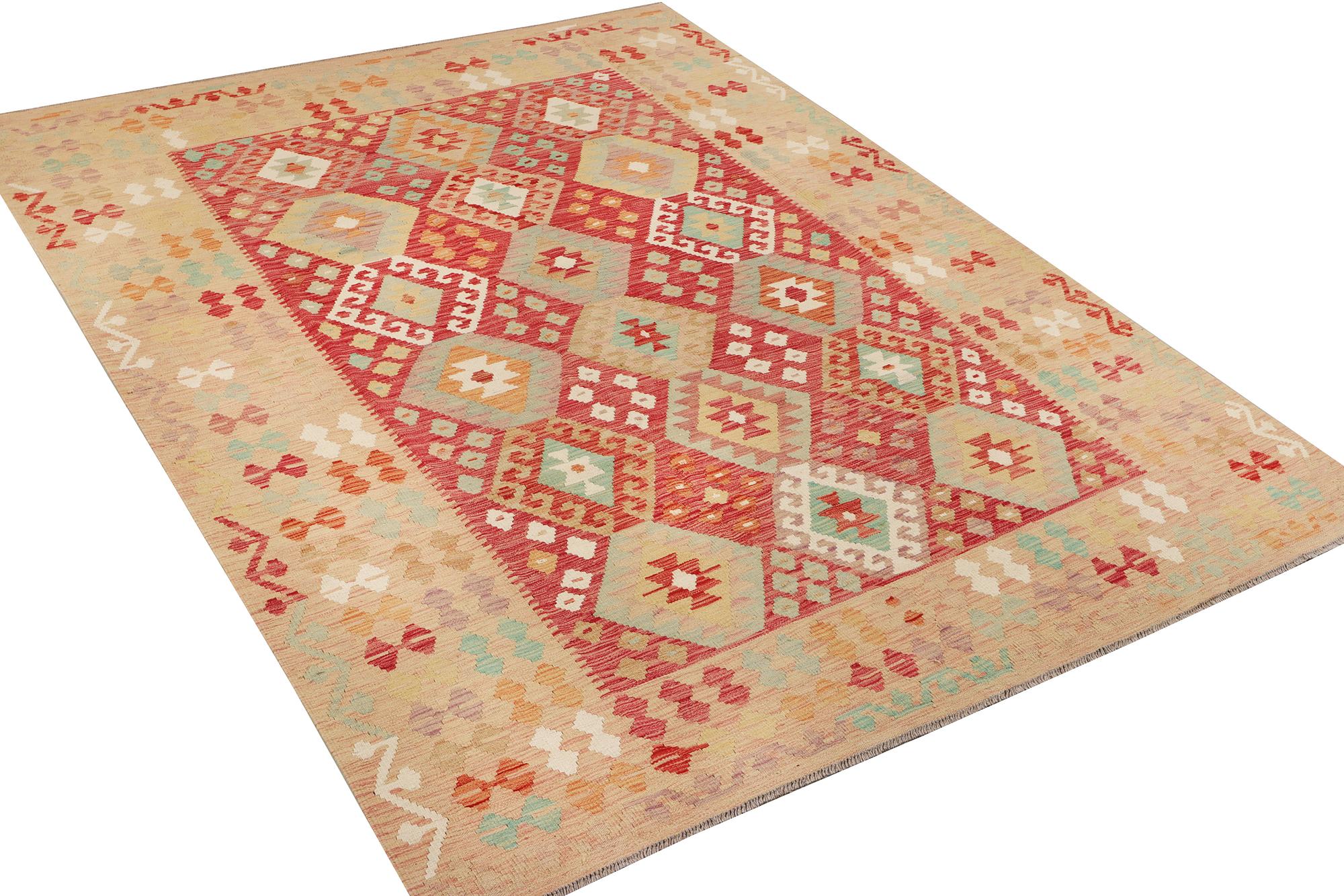 A Kelim carpet, c. 292 x 202 cm.