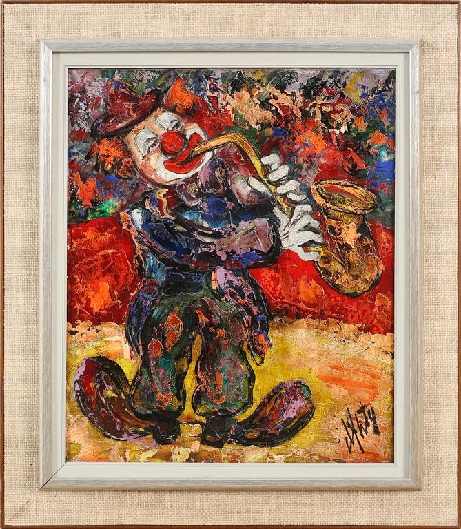 HENRY D'ANTY, oil on canvas, signerad.