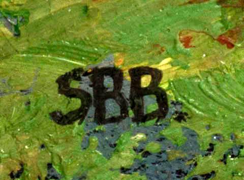 SVEN BERTIL BERG, 4 st akryl på pannå,  signerade.