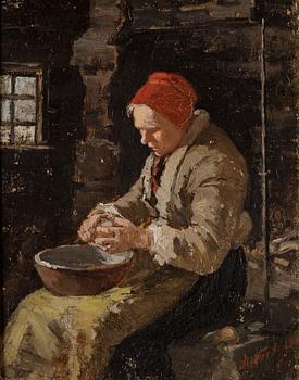 Anna Nordgren, Peel potatoes.