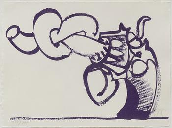 Carl Fredrik Reuterswärd, "Non Violence".