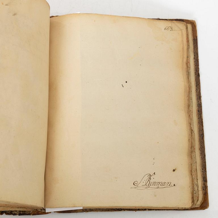 Lars Ericsson Odelstiernas bergsanteckningar.