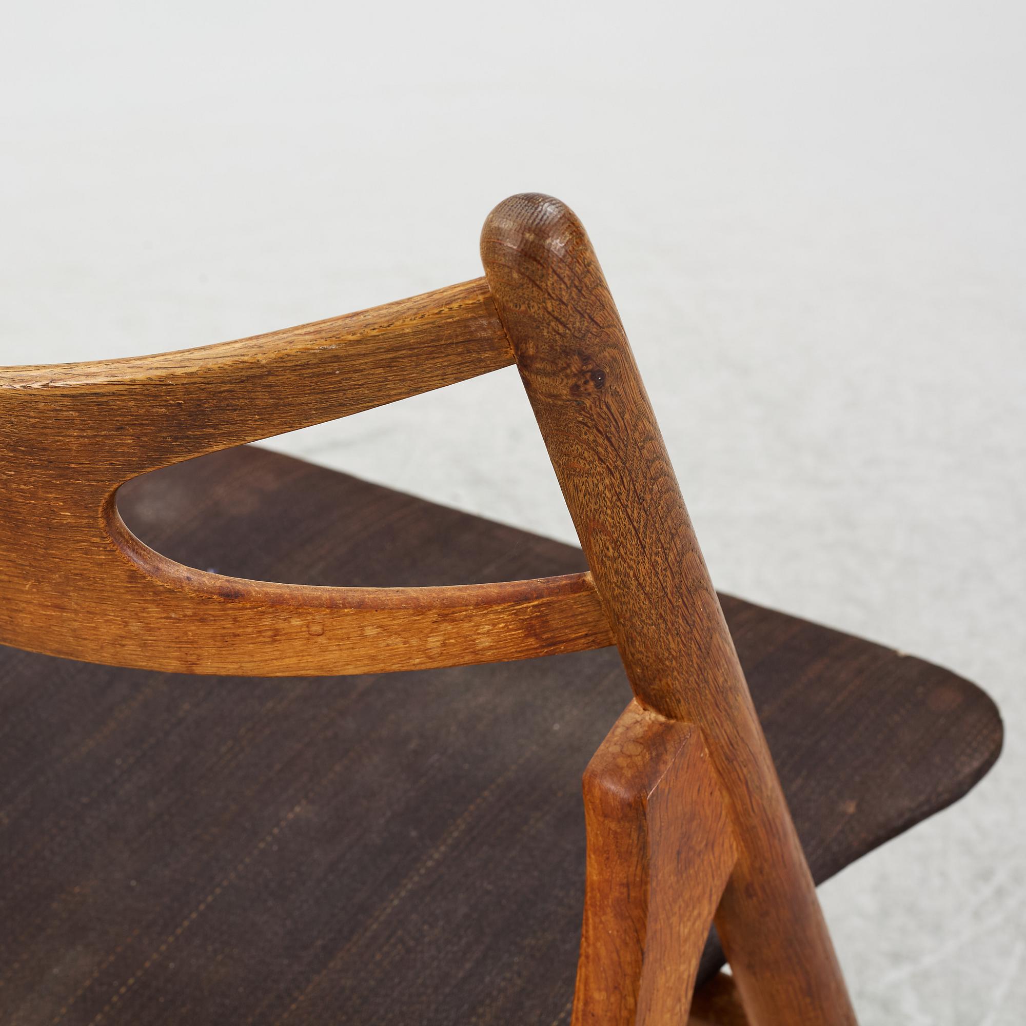 Hans J. Wegner, Six model CH-29 chairs Carl Hansen & Søn, mid-20th century.